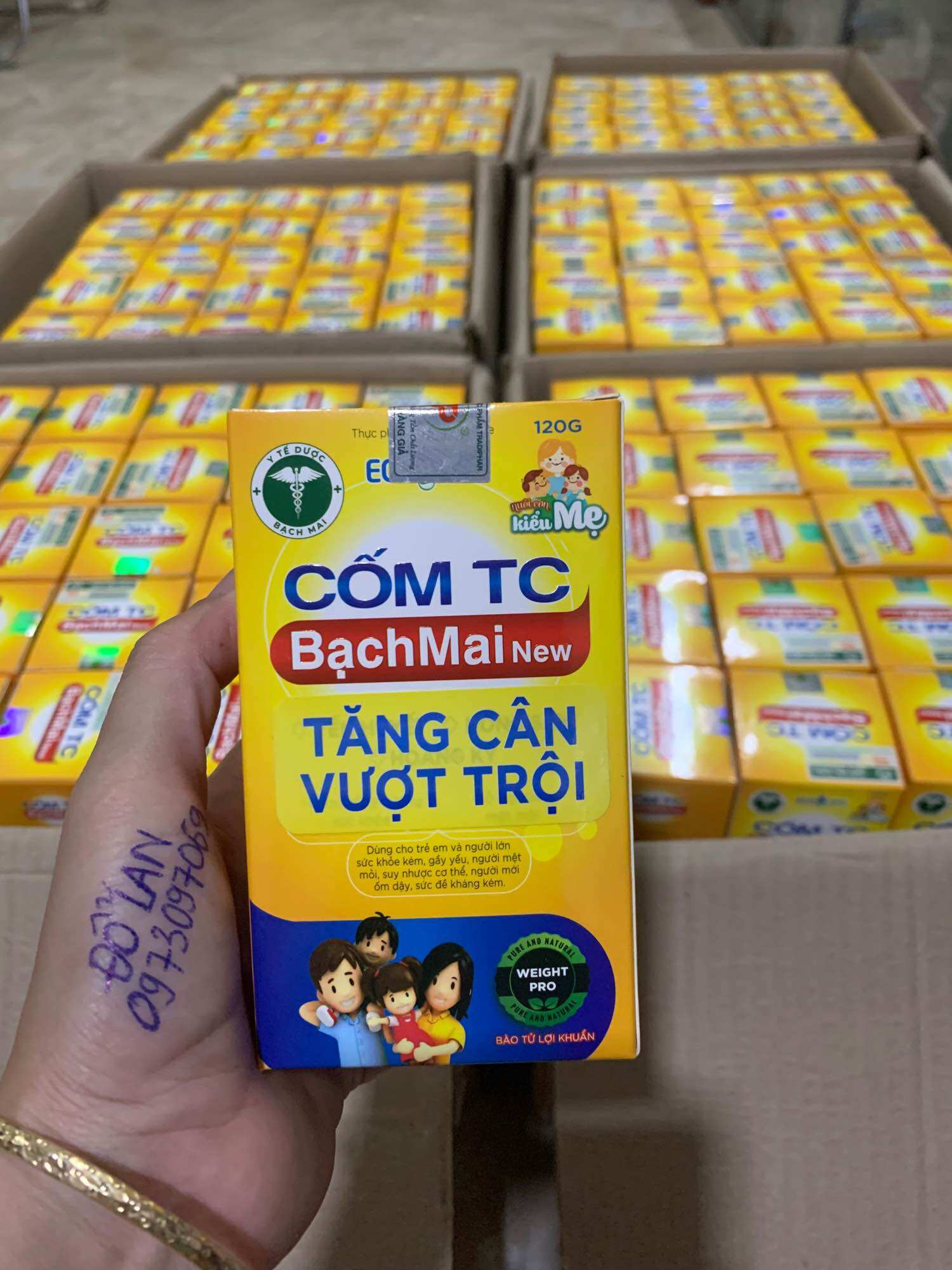 Cốm trẻ em-cốm bạch mai