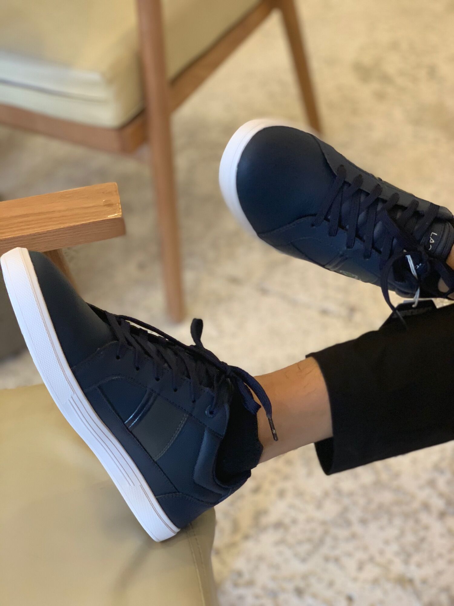 (Auth) Giày sneaker nam LACOSTE size 40.5/41 - Hàng nhập Mỹ