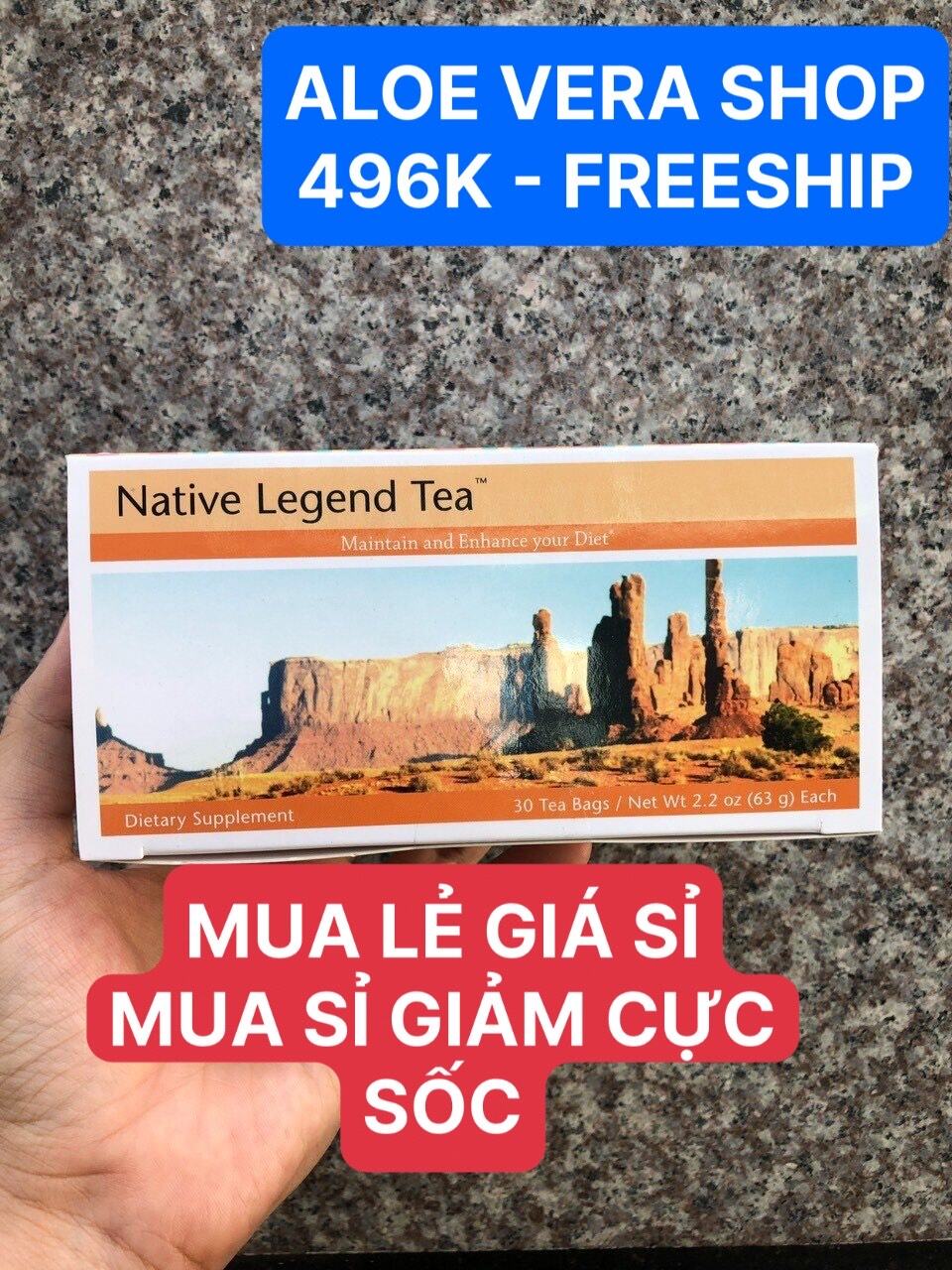 496k Native Legend Tea Trà Thải Độc Huyết Tương 30 gói