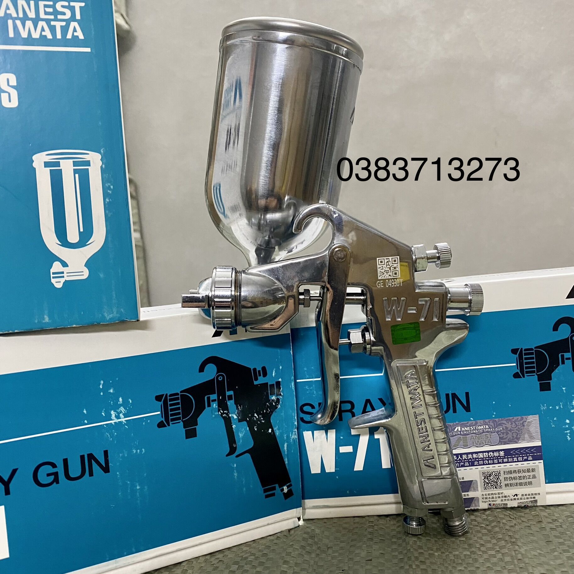 Súng phun sơn bép phun sơn w71 anest iwata nhật bản lỗ phun 1.3 mm