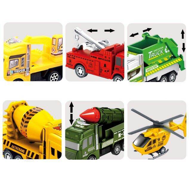 SET 6 Ô TÔ ĐỦ MẪU CHO BÉ