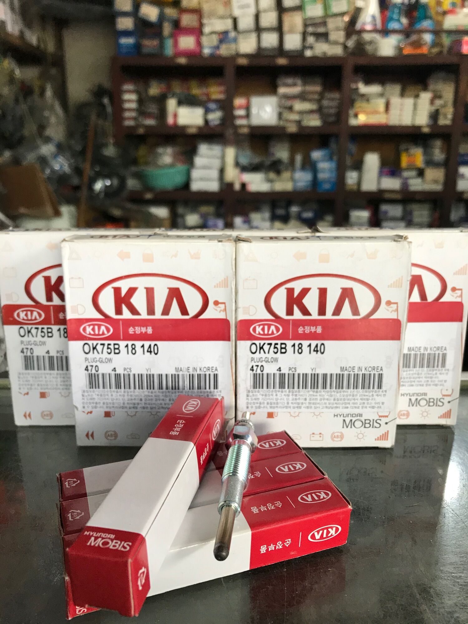 Bộ 4 Bugi Xông (Bugi Sấy) KIA, Ford, Mazda made in Korea