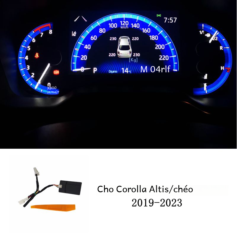 Toyota Corolla Altis Cross Tpms Hệ thống giám sát áp suất lốp Báo động an ninh để tăng cường an toàn cho xe