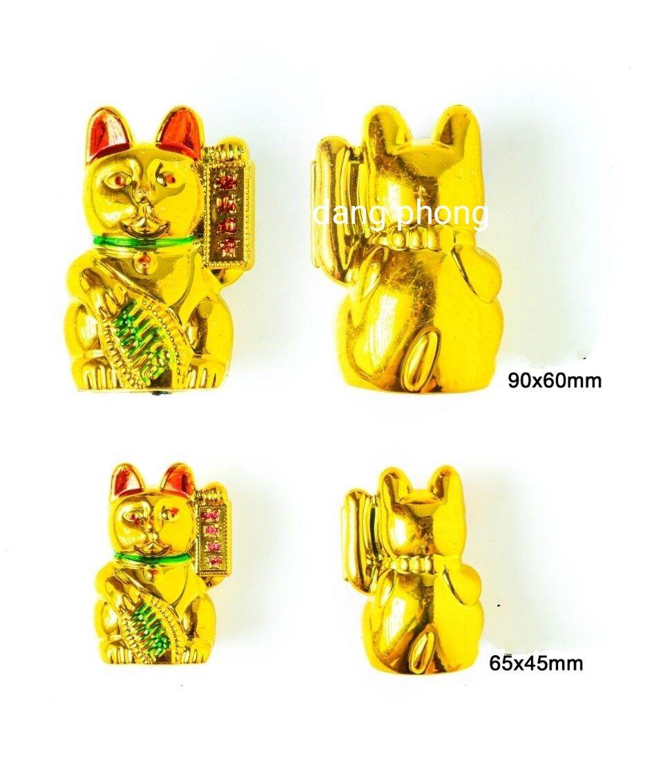 Mèo Chiêu Tài Gắn Bông Tỏi,tháp tỏi thần tài thổ địa