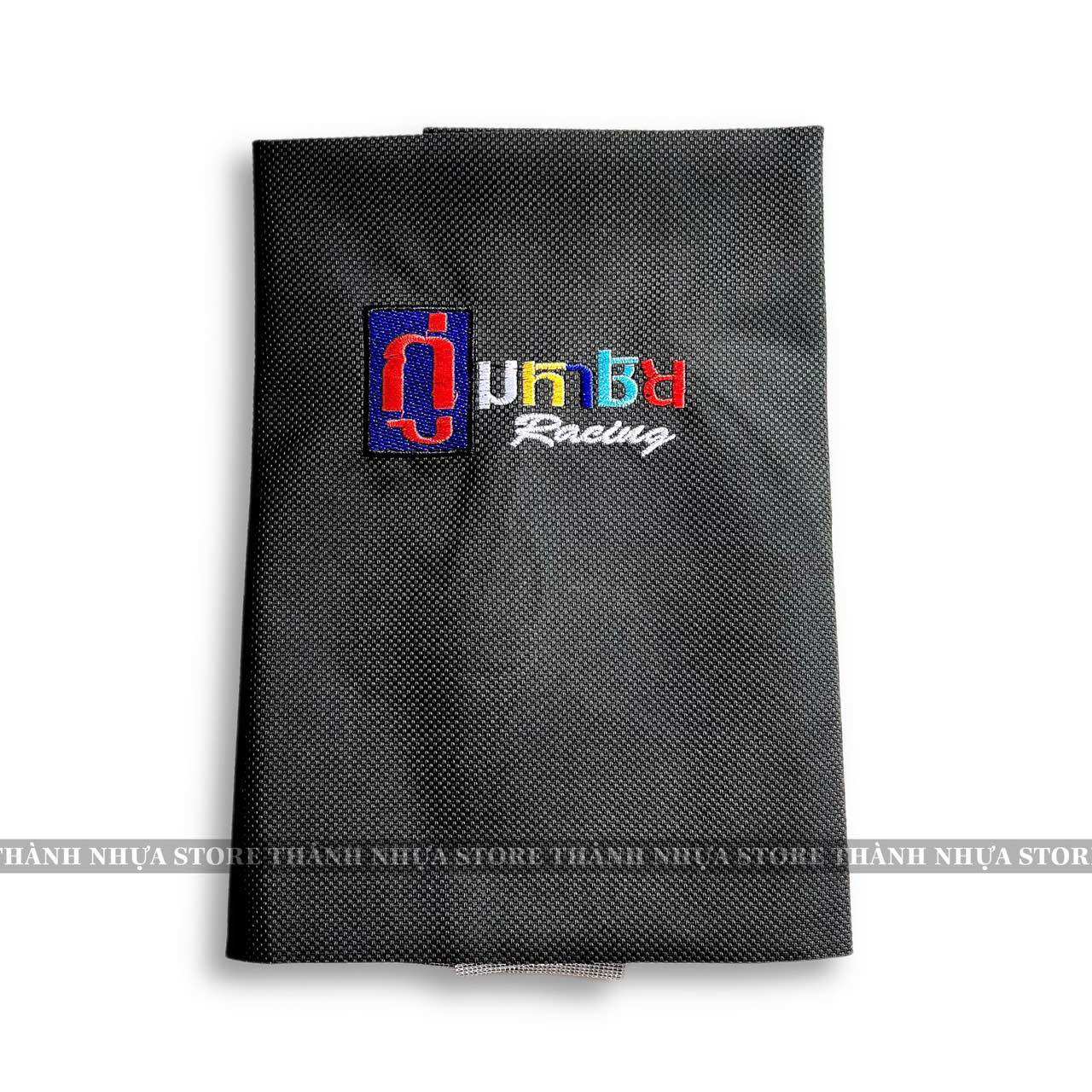 Da yên Thái chữ thêu logo nổi