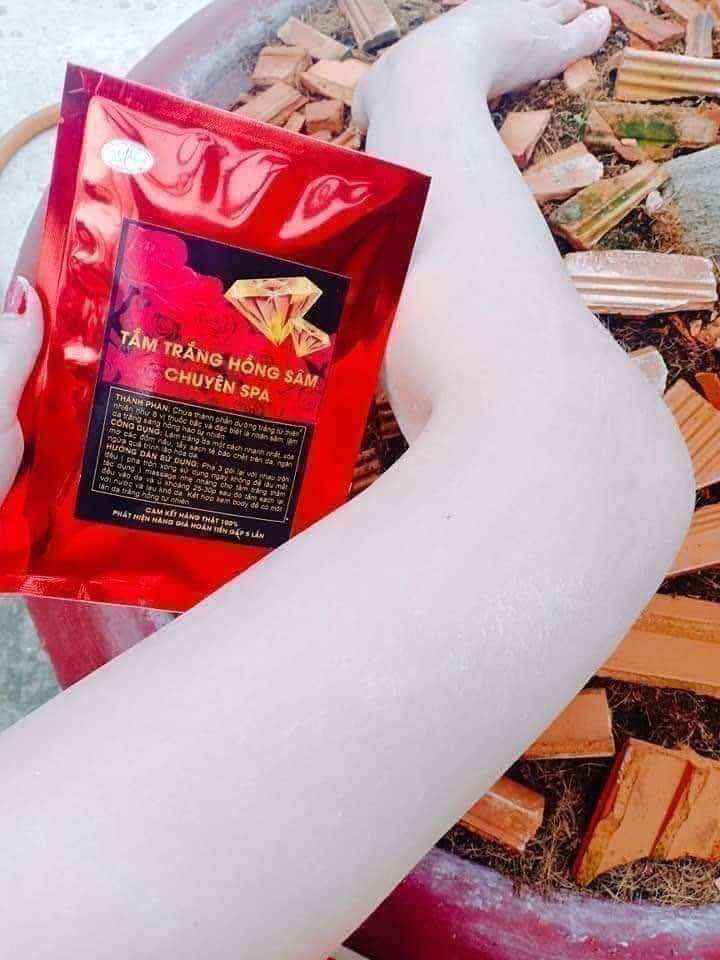 Tắm Trắng Hồng Sâm Chuyên Spa