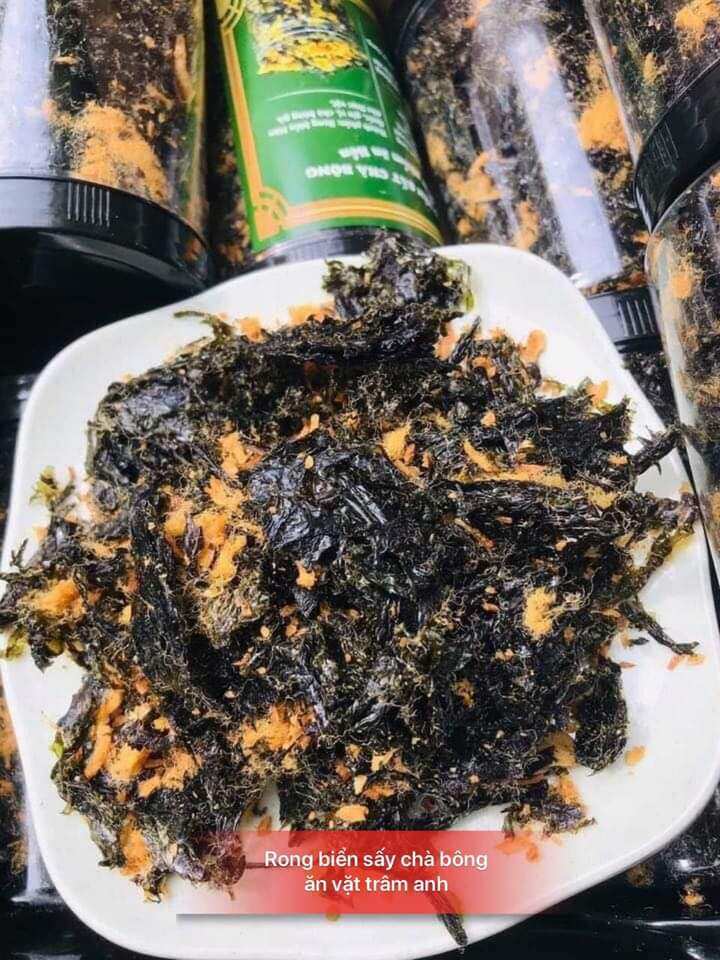 RONG BIỂN SẤY TỎI CHÀ BÔNG 200g