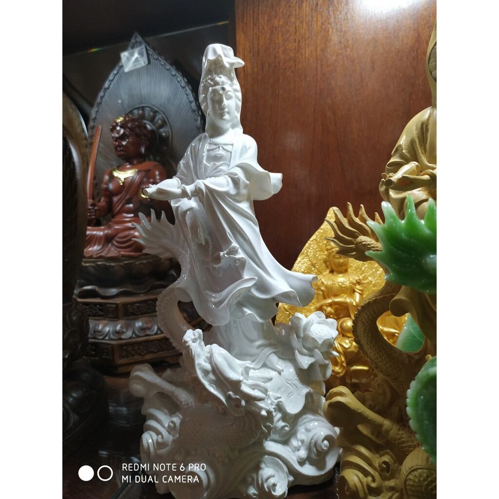 Tượng phật quan âm đứng rồng