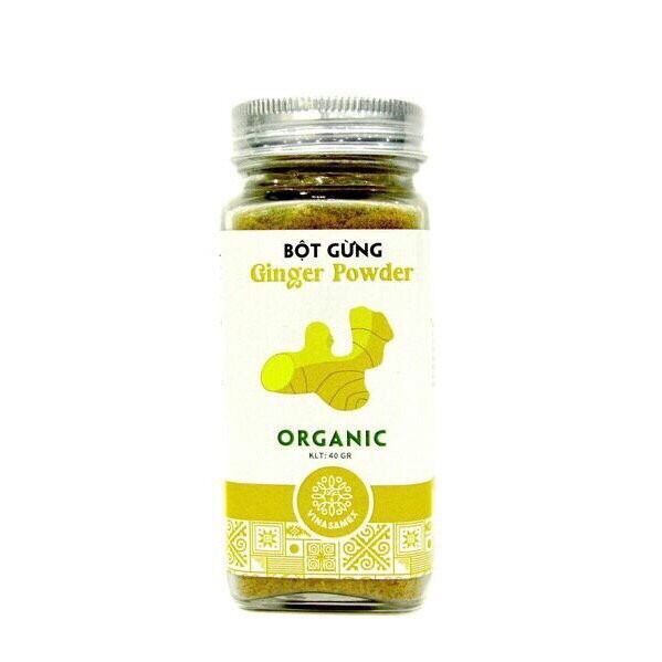 Bột Gừng Hữu Cơ Vinasamex 40g date 2023