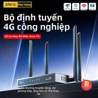 Plery | Router Công Nghiệp 4G với Tăng Cường WiFi 6 8 Anten