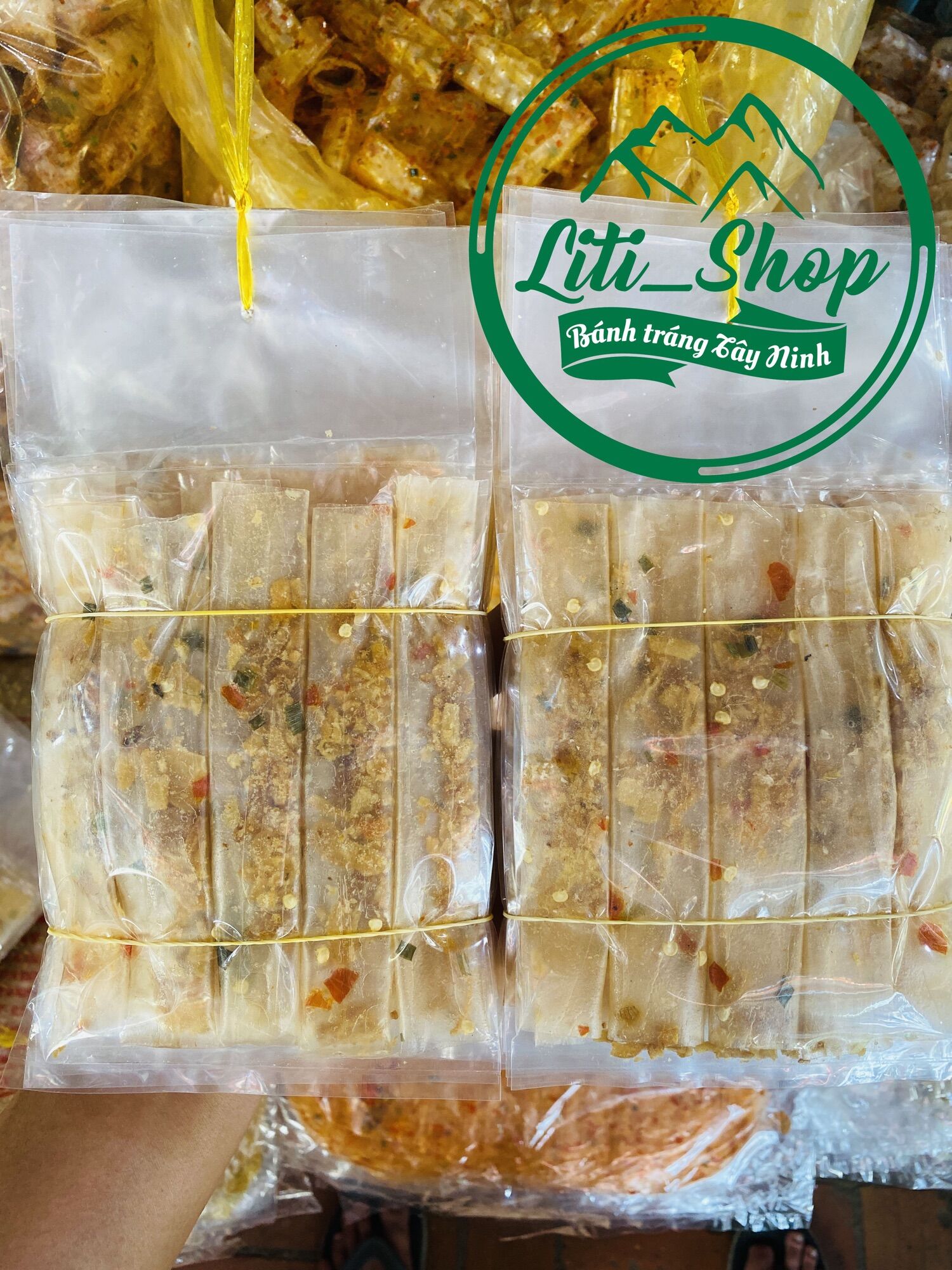 Xâu dẻo cay cuốn hành phi 300Gr