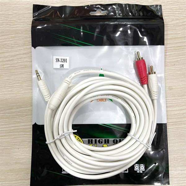 (VIDEO) Dây Jack 3.5mm ra 2 hoa sen/AV/RCA JStar