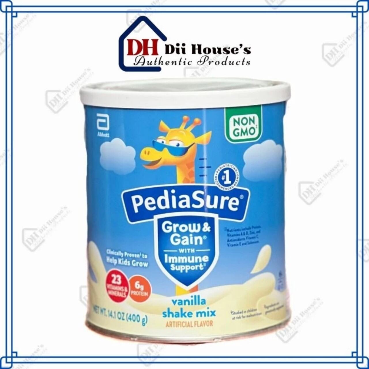 Pediasure Grow & Gain Vanilla 400g - Sữa Bột Pediasure Hươu Cao Cổ hàng Mỹ.