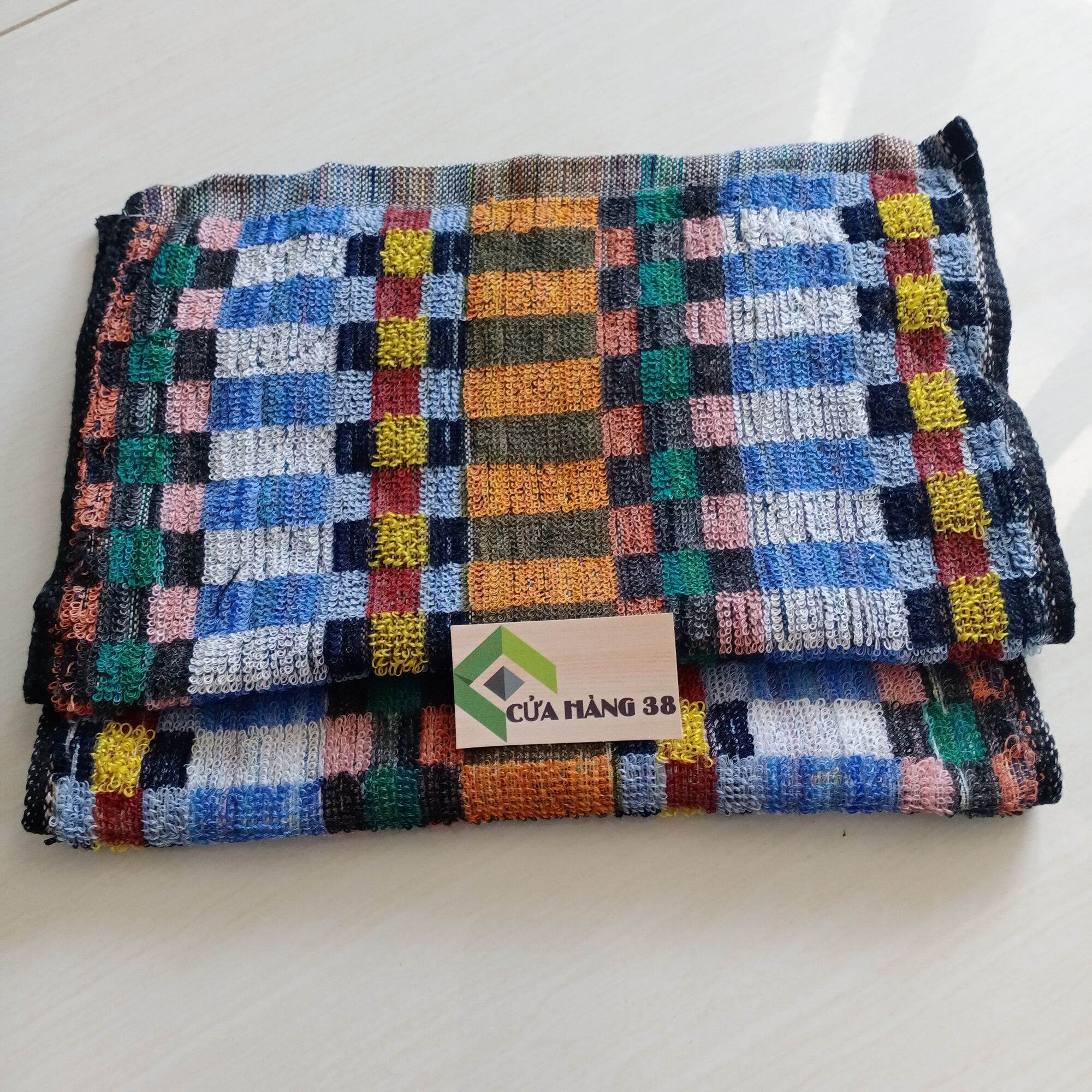 Combo 2/5 Khăn thổ cẩm, khăn lau đa năng, cotton thấm hút tốt, dễ giặt sạch, mau khô