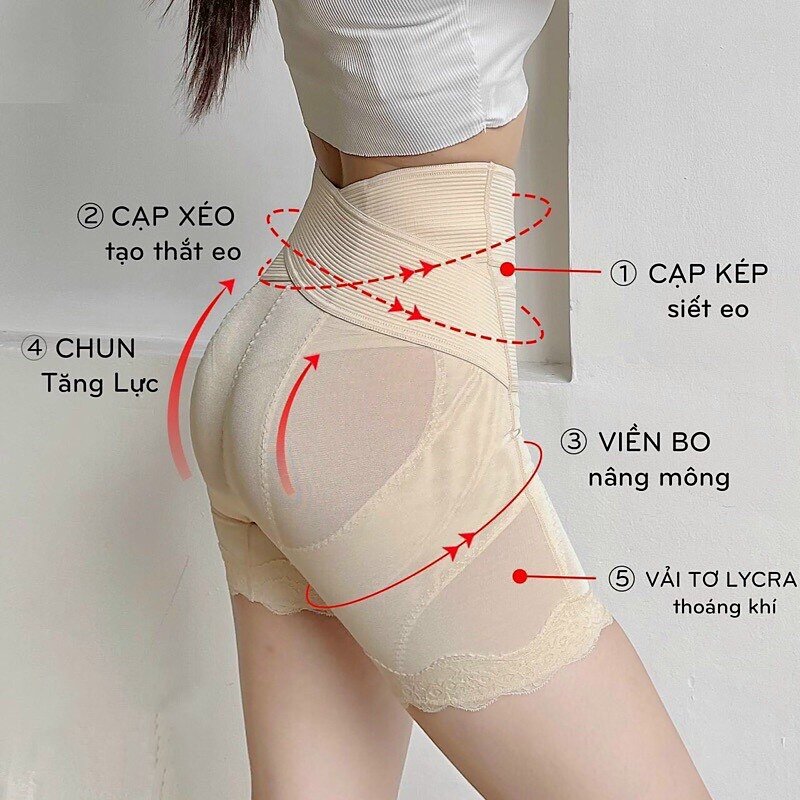 Quần gen nịt bụng siết eo nâng mông siêu hót mẫu mới nhất