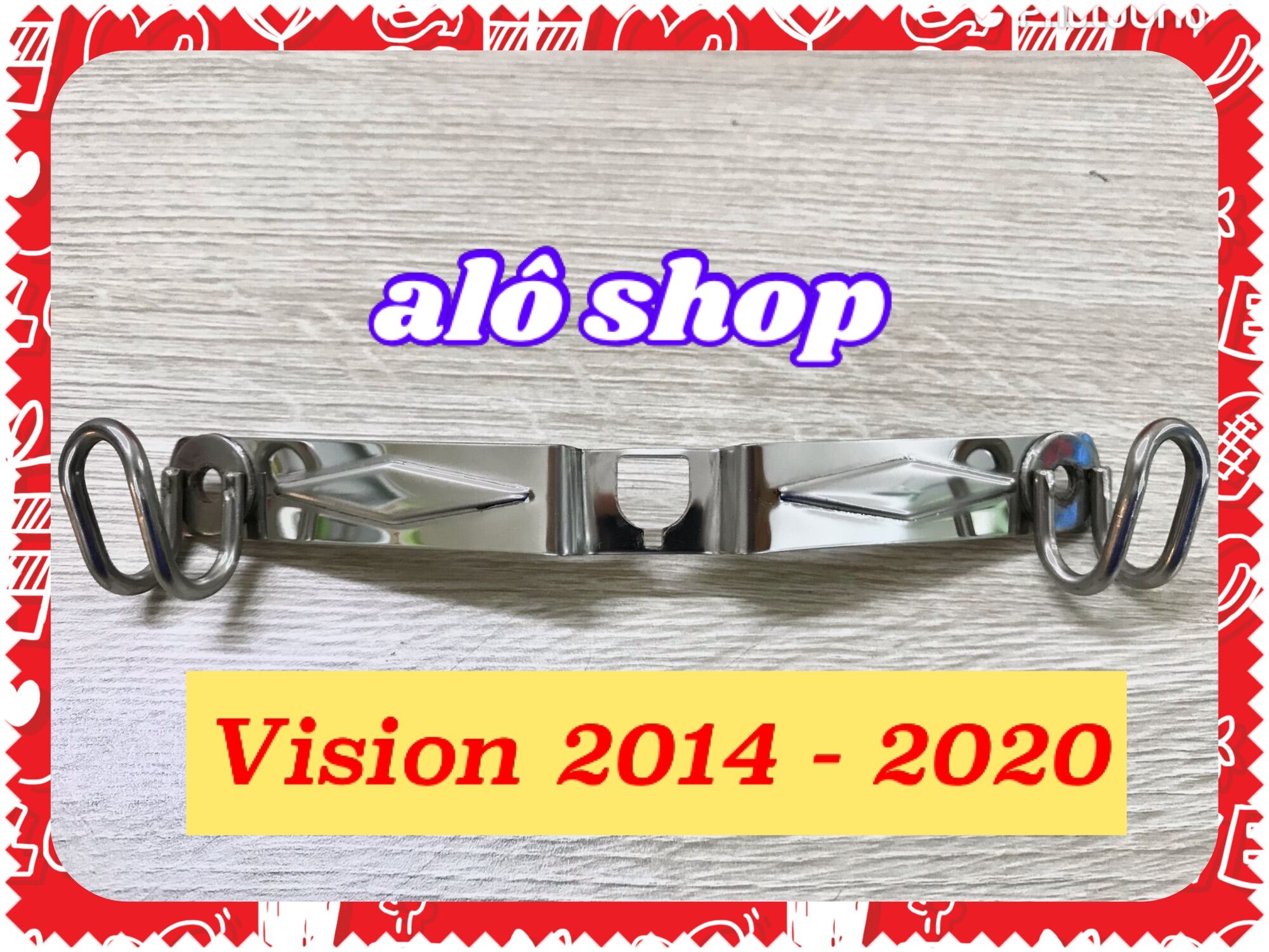 [HCM]Móc treo đồ xe Vision 2014 ~ 2020 - INOX
