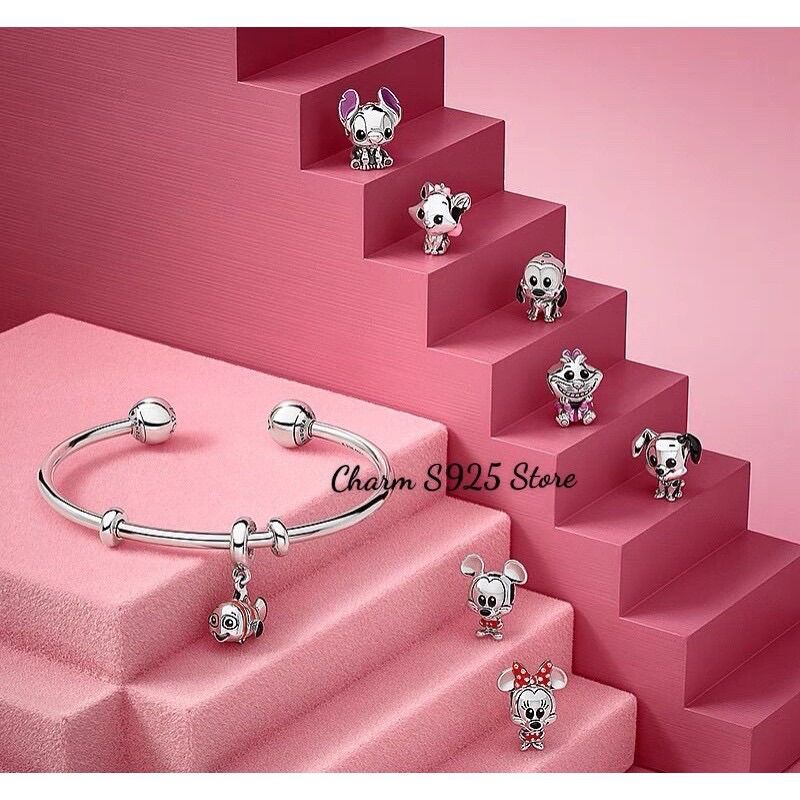 CHARM PAN ALE DISNEY CÚN CON BẠC S925 CAO CẤP