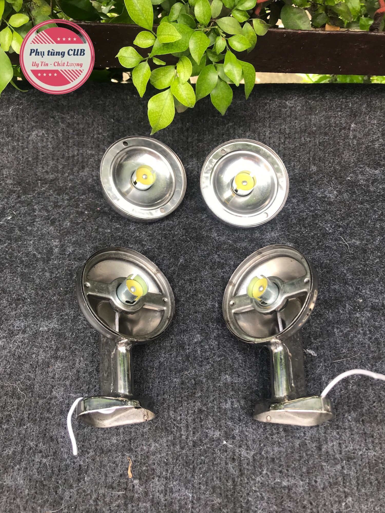 Đế xi nhan cub 78-81-86 bằng inox