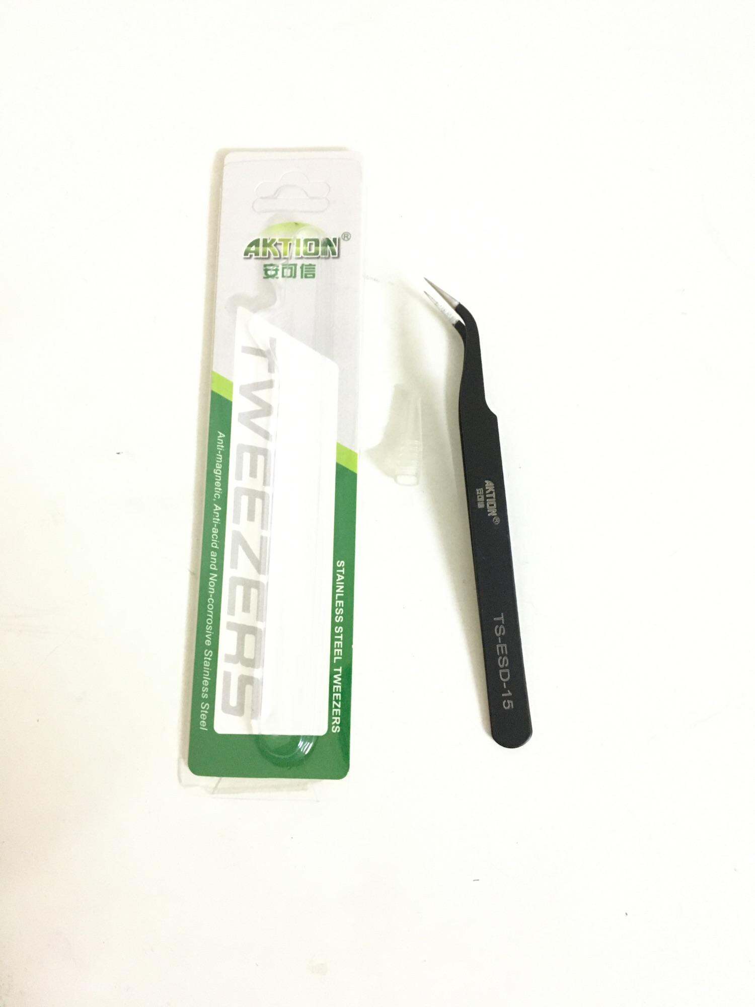 Nhíp gắp linh kiện điện tử đầu nhọn TS-ESD-15 ko tĩnh điện