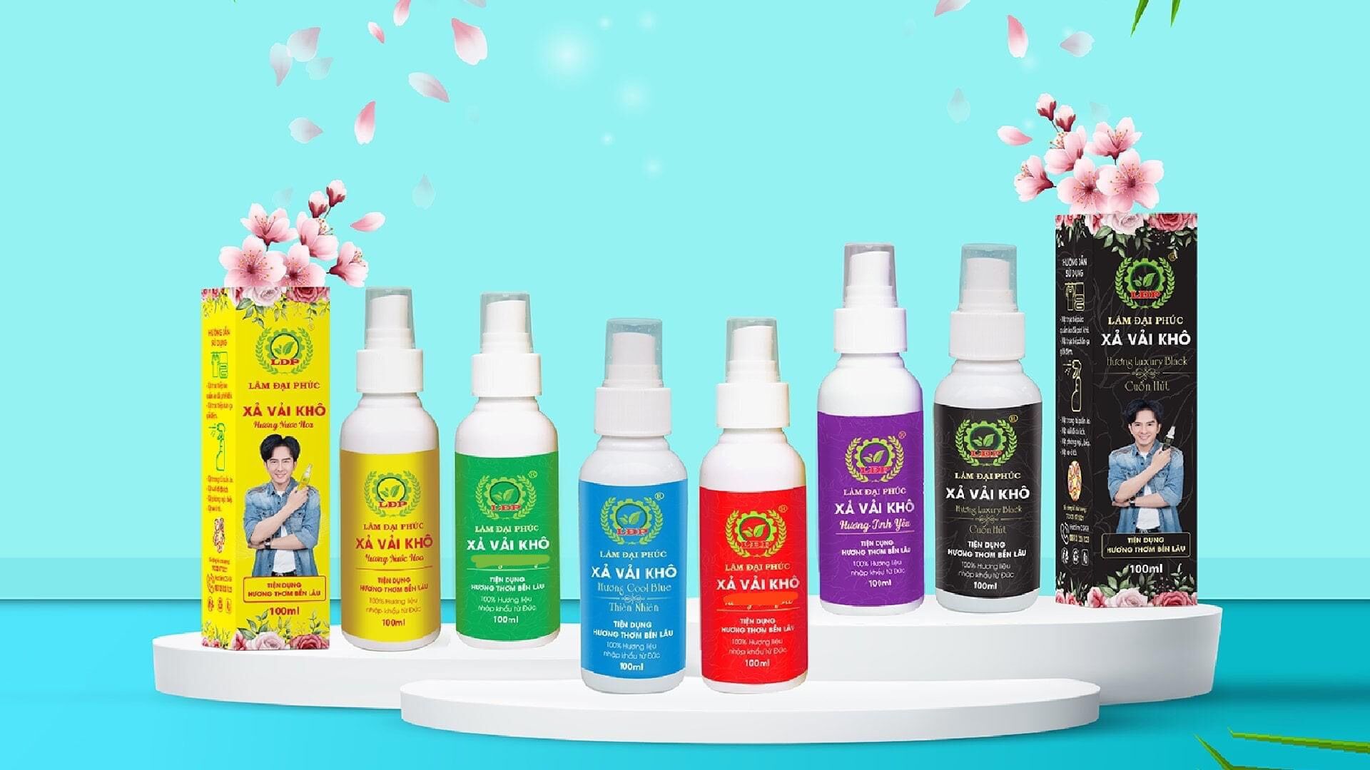 6 chai nước xả vải khô lâm đại phúc