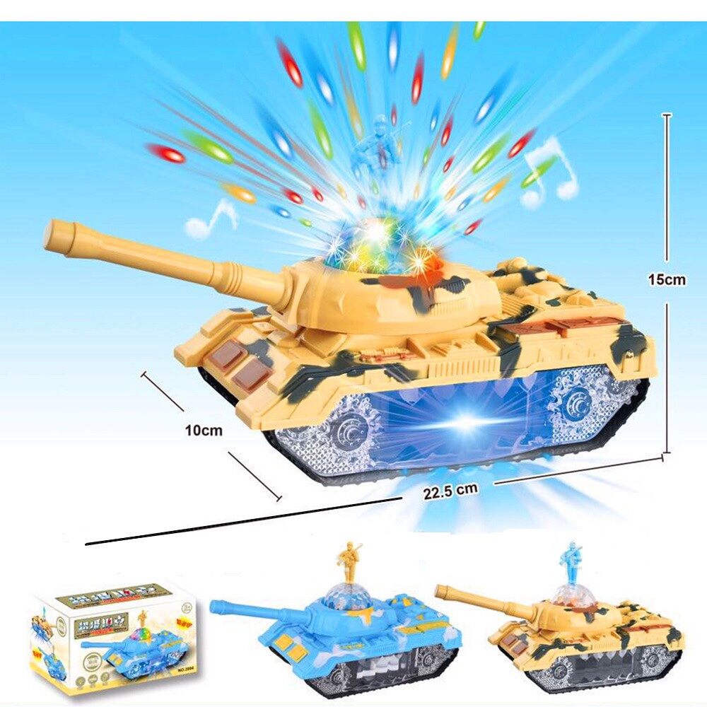 The Toy Car Has Music and Lights