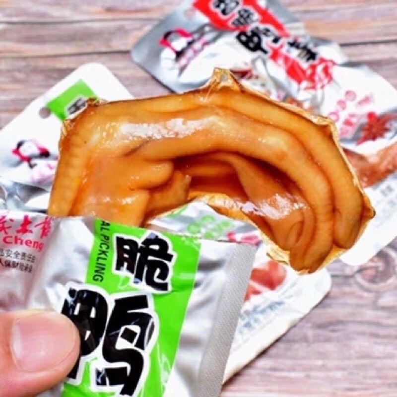 [BỊCH 30cái] CHÂN VỊT CAY❤️MÀU ĐỎ❤️