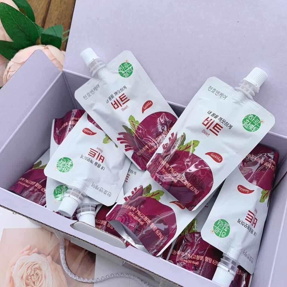 Hồng sâm nước ép củ dền đỏ Chunho 30 gói/thùng