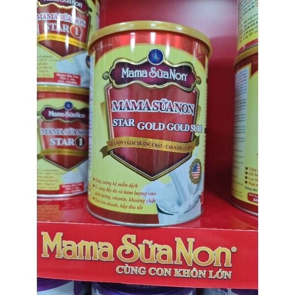 Mama sữa non Star gold gold sure 800g date mới