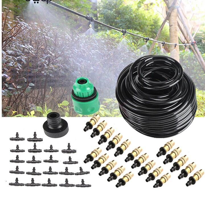 Bộ kit phun sương tưới cây 20 béc bằng đồng tưới lan, cây cảnh