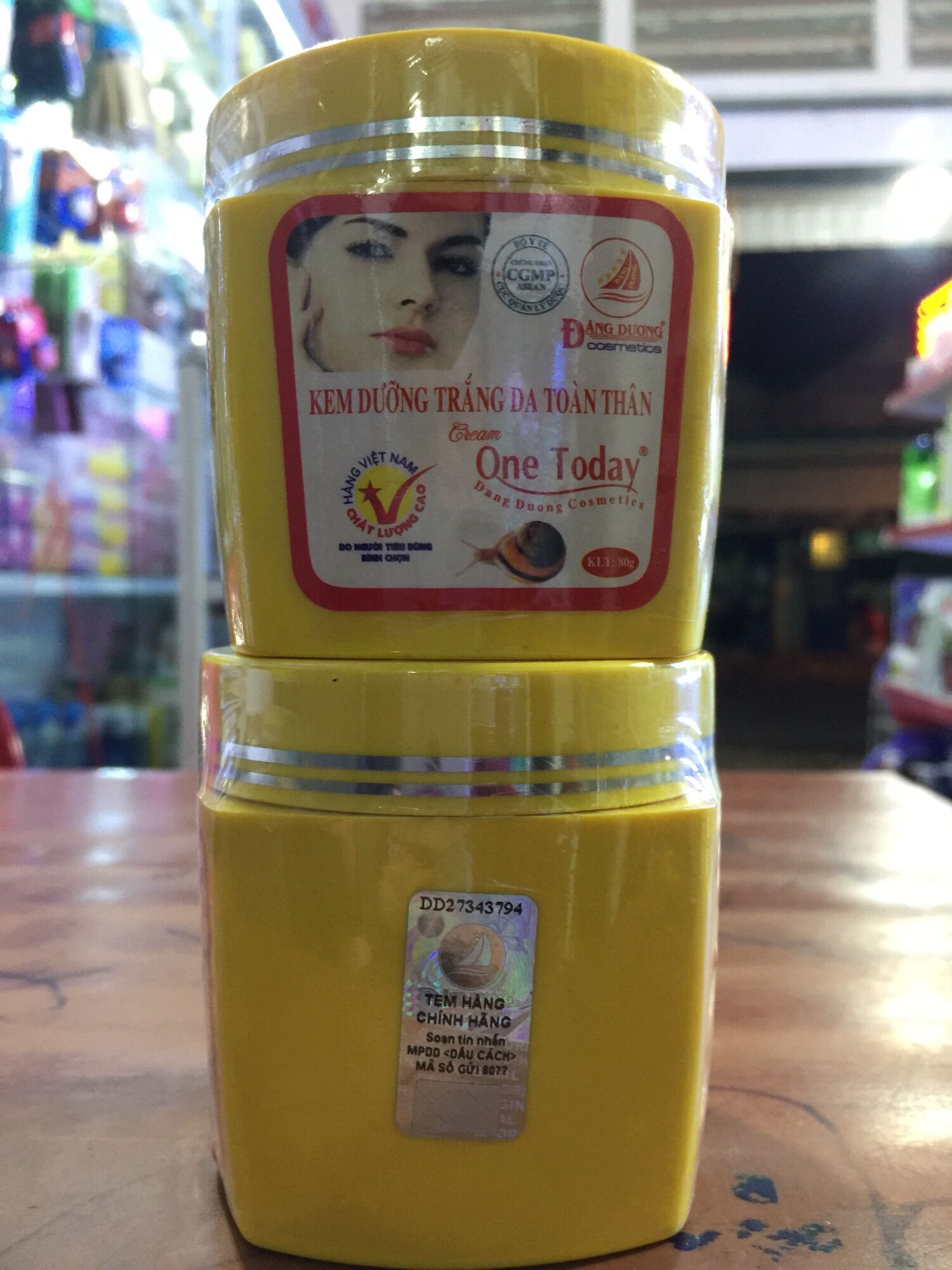 [HCM]Kem ONE TODAY trắng da body
