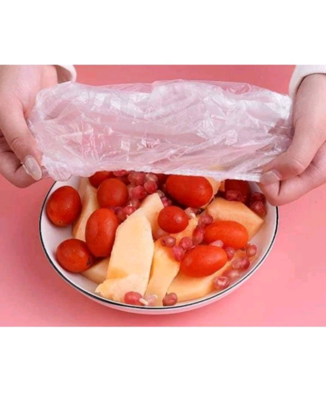 Set 100 Màng bọc thực phẩm có giãn hình túi gấu