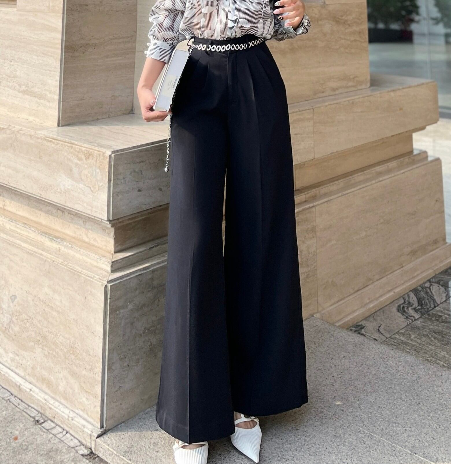 Sara pant - quần tây ống suông rộng