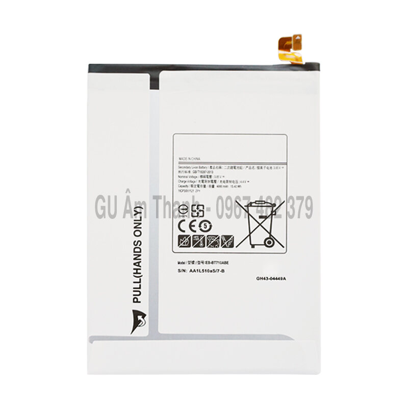 Pin cho samsung galaxy tab s2 8.0 sm-t719y dung lượng 4000mah zin máy
