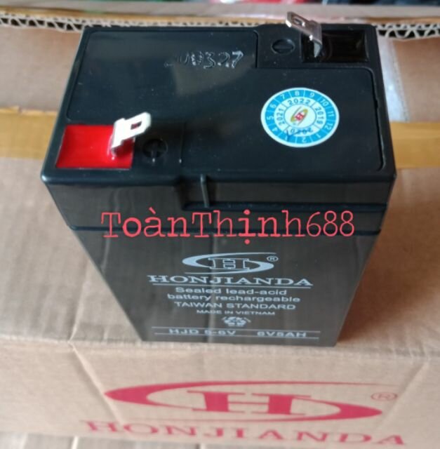[HCM]Bình acquy 6v 5Ah Honjianda