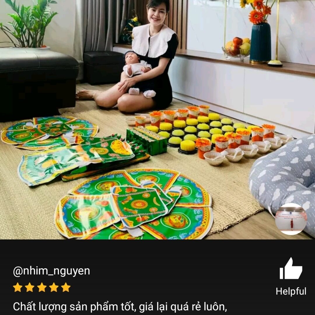 Bộ Đôi Đũa Hoa Cúng Mụ Đầy Tháng, Thôi Nôi