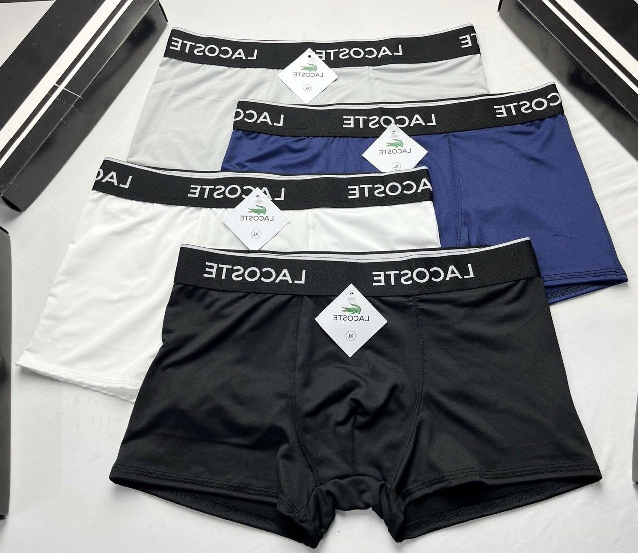 Combo 4 quần lót nam boxer la.co thun lạnh ,quần sịp nam đùi thun lạnh cao cấp co giãn 4 chiều cực thoáng khí kháng khuẩn