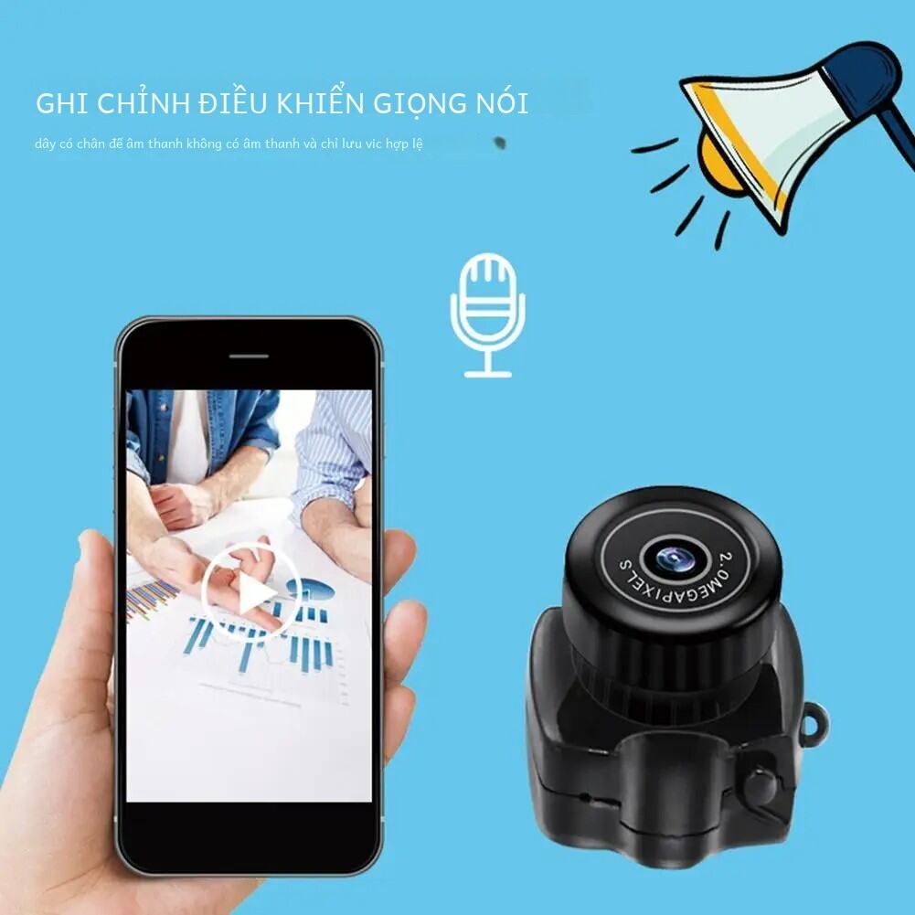 Y2000 Thu Nhỏ Bỏ Túi Giám Sát An Ninh Camera Độ Phân Giải Video 480p Cho Windows/mac/linux Giám Sát Thể Thao Ngoài Trời