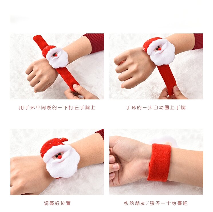 Phụ kiện đeo tay quấn tóc noel giá rẻ