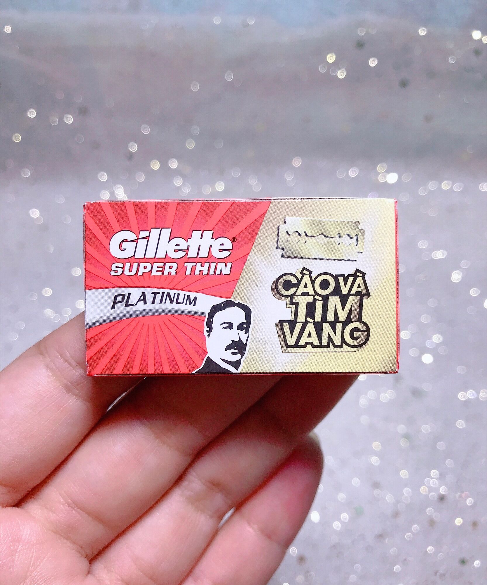 1 Hộp lẻ (5 Cái) Lưỡi Lam Gillette Super Thin Không Gỉ
