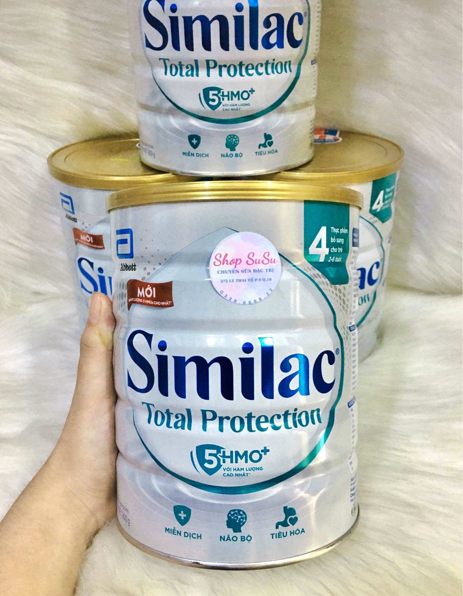 Sữa Similac Total Protection số 4 900g - Dành cho bé sinh mổ hoặc sức đề kháng kém