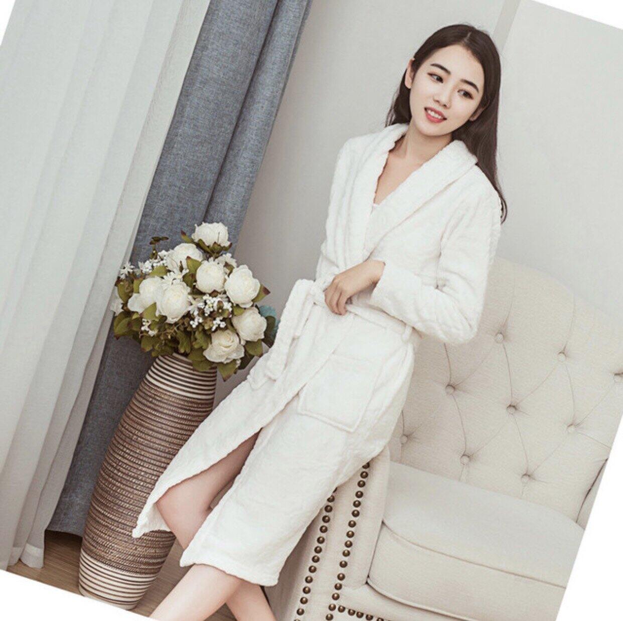 Áo choàng tắm lông cừu mềm mịn, sang chảnh size 45-58kg