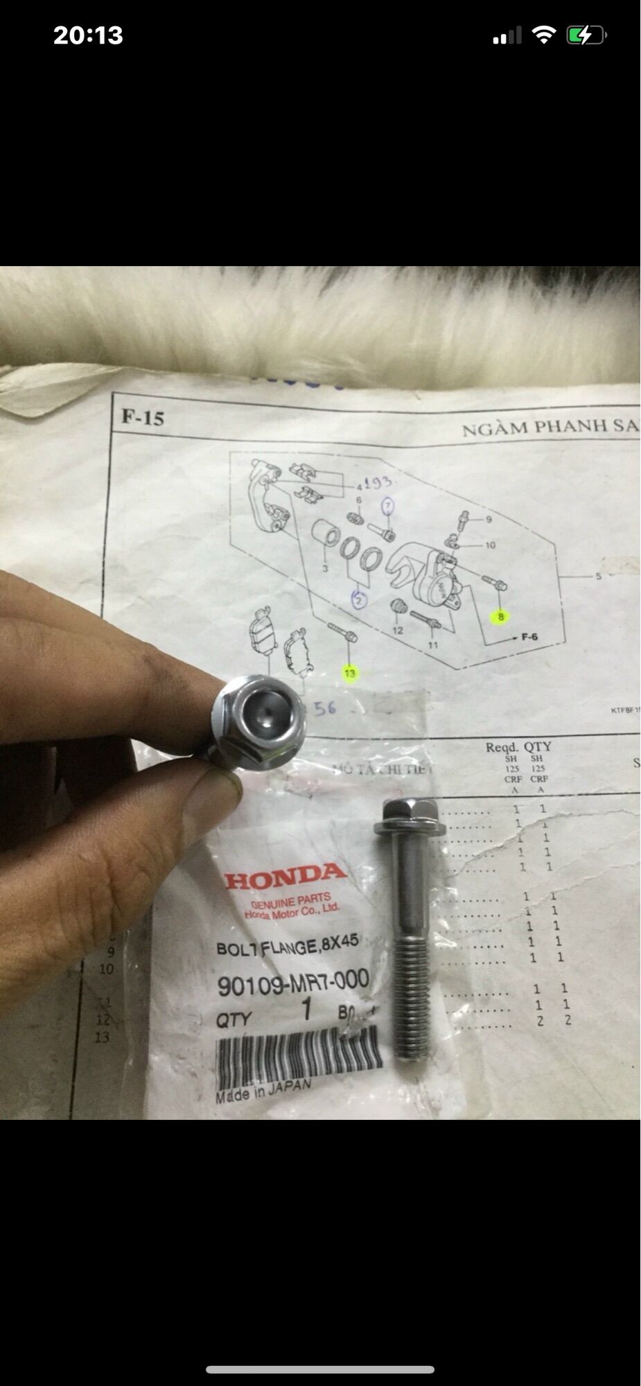 Ốc heo trước , sau sh ý 150 2010 , sh300i , forza