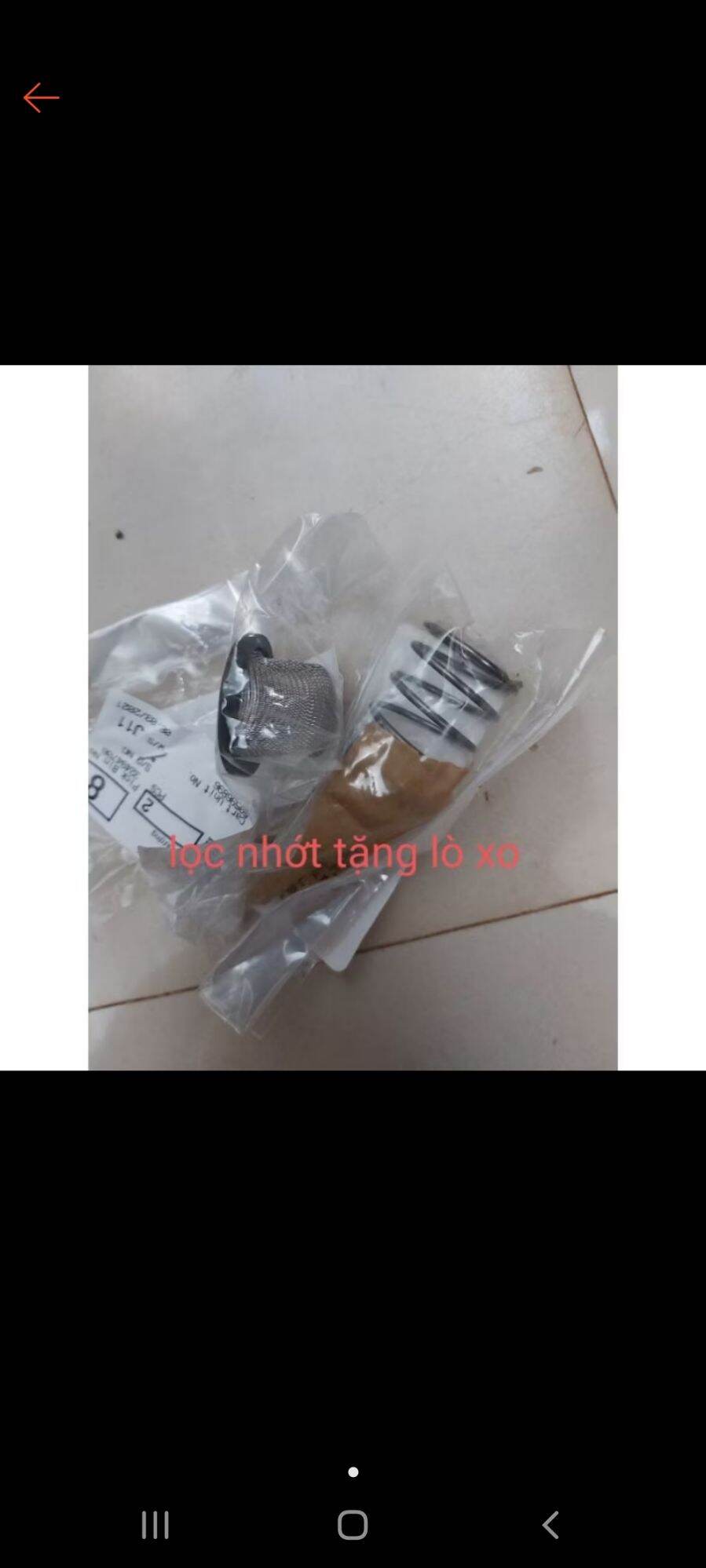 combo lò xo và lưới lọc nhớt exciter