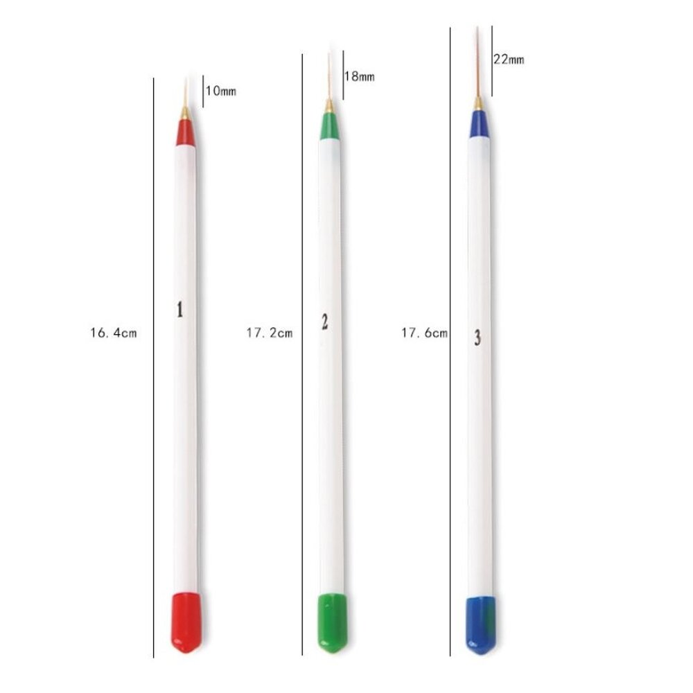 SET 3 CỌ RÂU VẼ MÓNG