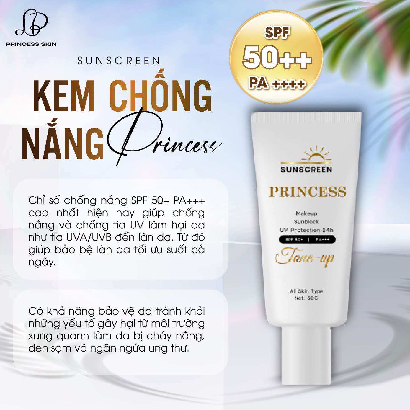 Kem chống nắng PRINCESS