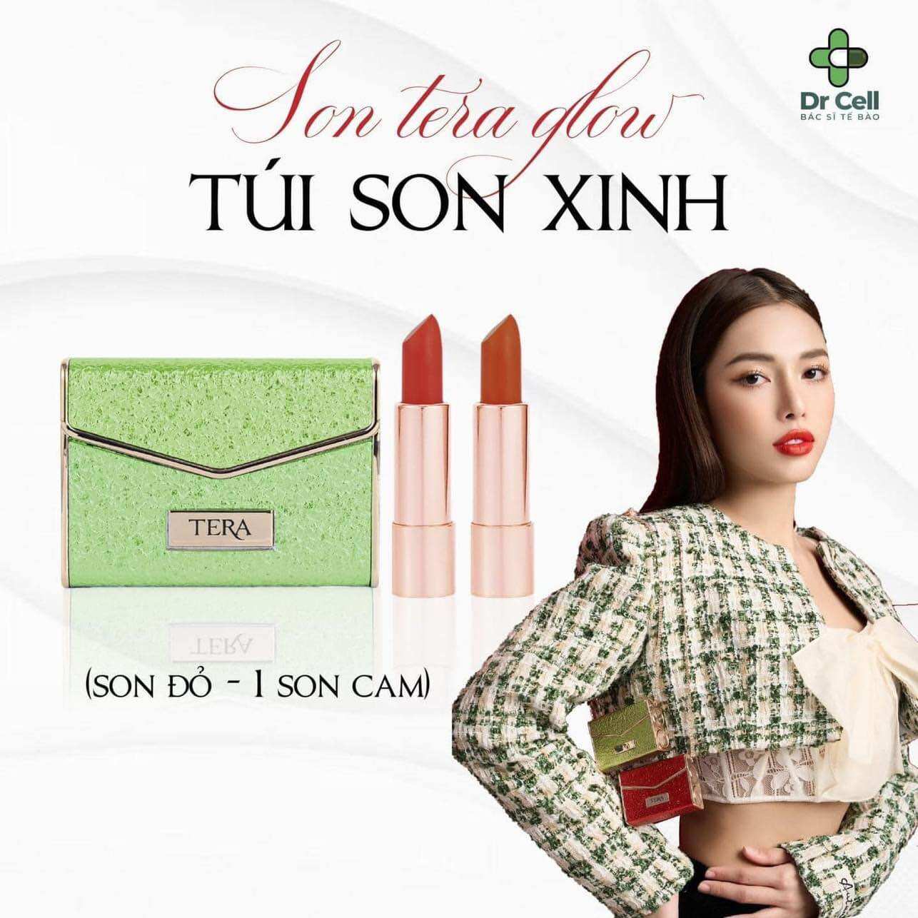 SON TÚI TERA DR CELL VỚI CÁC MÀU HOTTREND SIÊU XINH