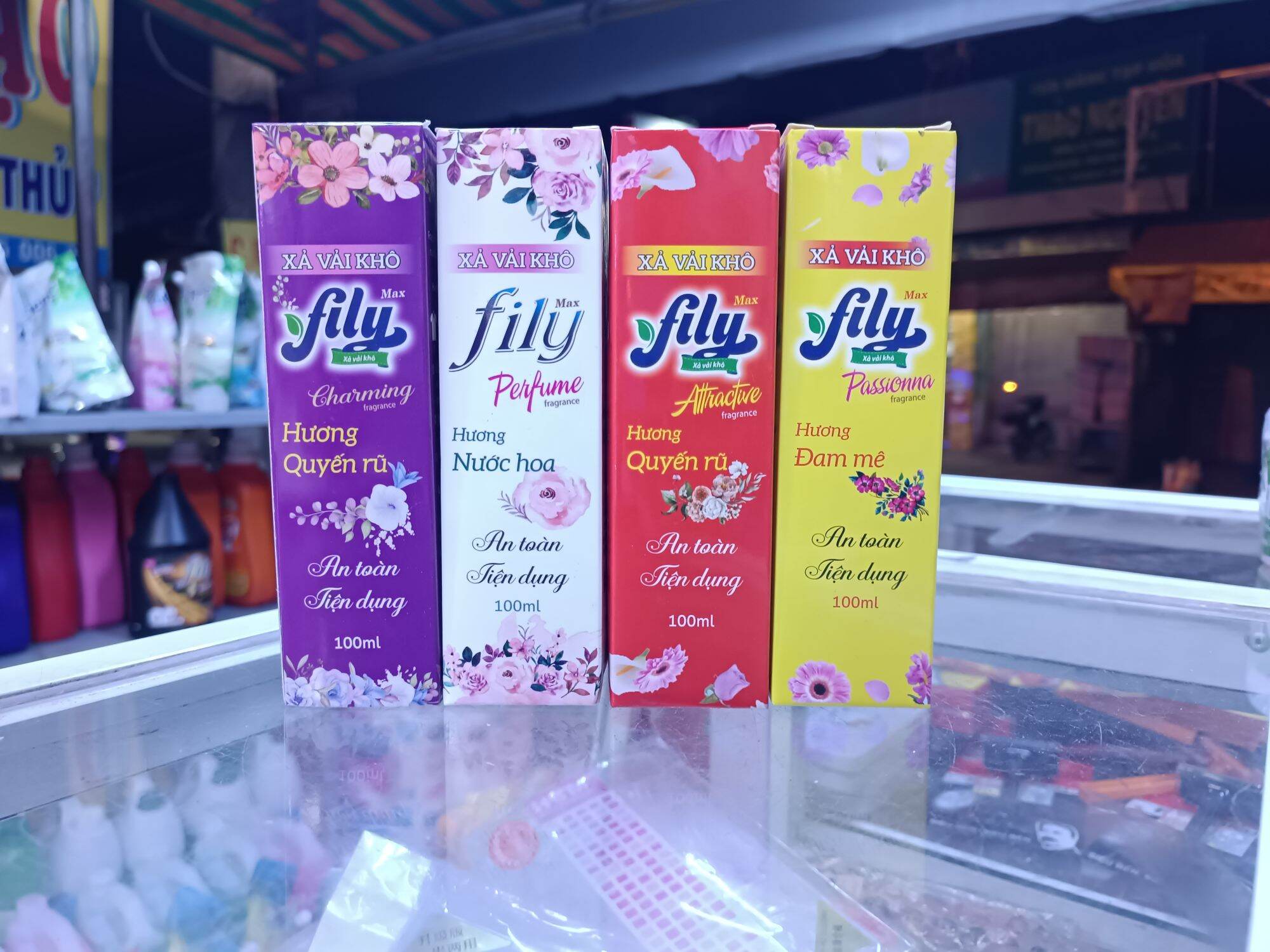 Nước xịt xả vải khô fily hương nước hoa làm mềm vải lưu hương bền lâu 100ml