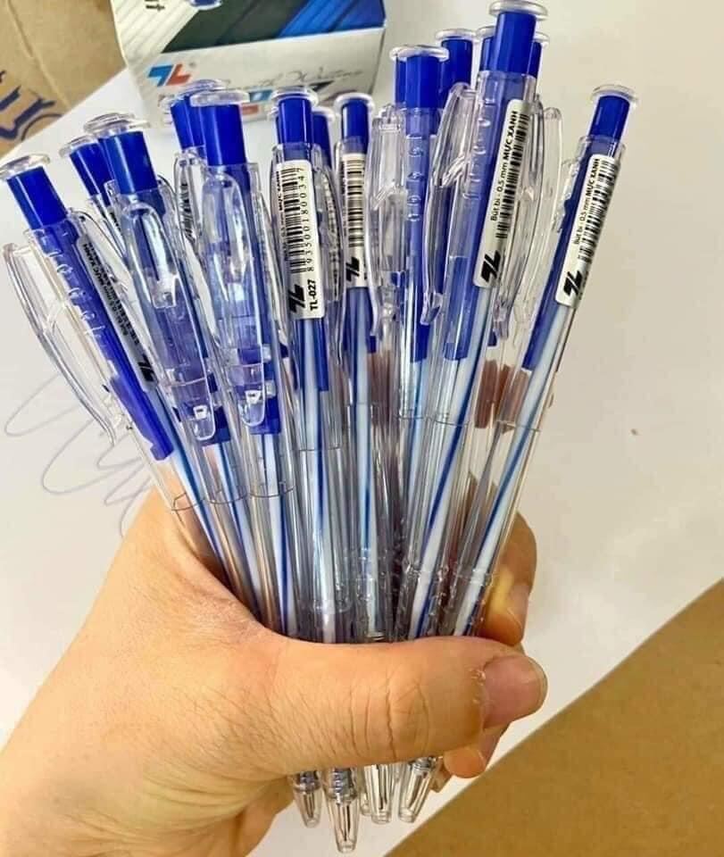 Hộp 20 Cây Bút Bi Thiên Long Mực Xanh TL-027