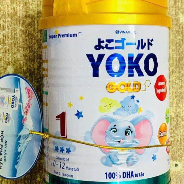 Sữa bột yoko số 1 lon 350g cho bé từ 0-12 tháng date mới