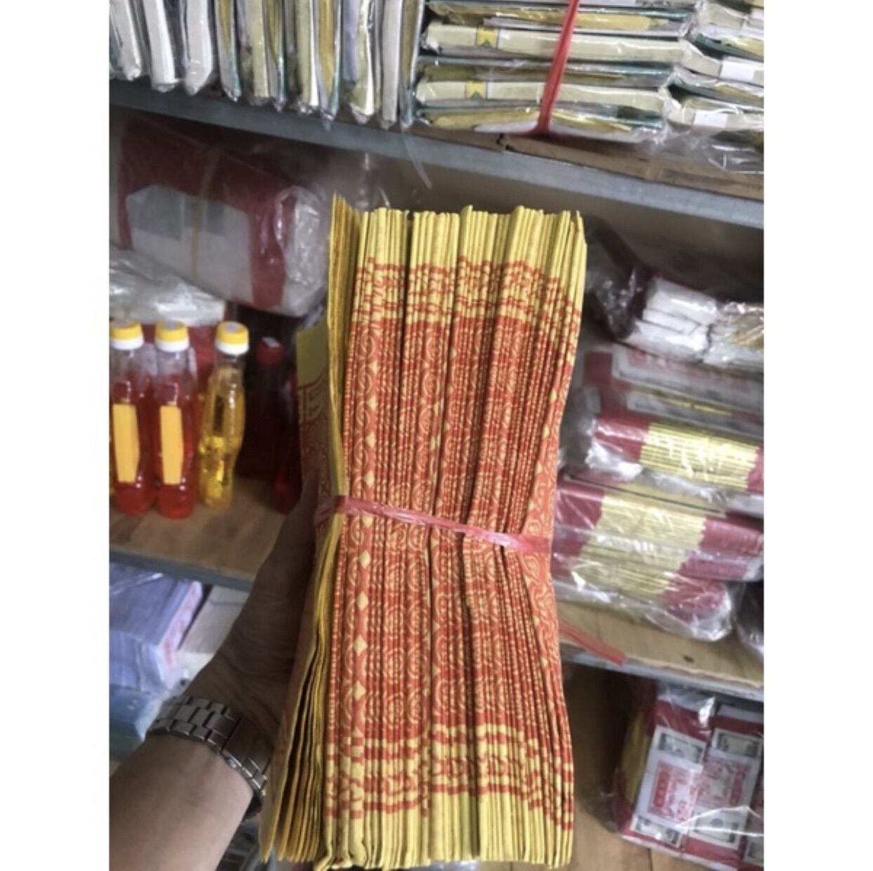 [VÀNG MÃ] XU VÀNG,XU XANH, GIẤY CÚNG NGƯỜI BẮC(100lá)